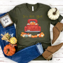 Load image into Gallery viewer, Fall Y&#39;all Truck T-shirt, Autumn Tee
