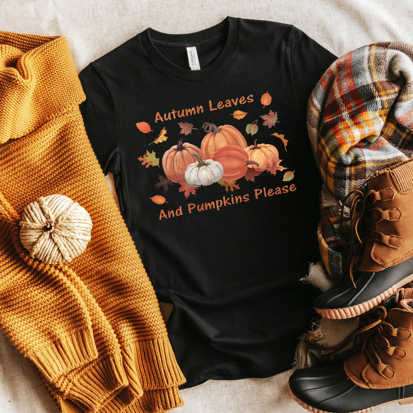 Pumpkins Please T-shirt, Autumn Tee