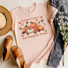 Load image into Gallery viewer, Pumpkins Please T-shirt, Autumn Tee
