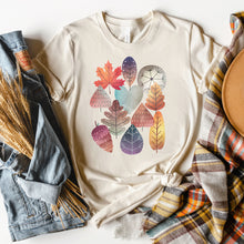 Load image into Gallery viewer, Fall Leaves T-shirt, Autumn Tee
