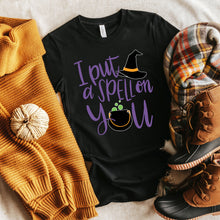 Load image into Gallery viewer, Witch Spell T-shirt, Halloween Tee
