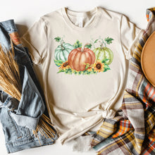 Load image into Gallery viewer, Harvest Pumpkins T-shirt, Autumn Tee
