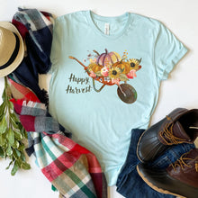 Load image into Gallery viewer, Happy Harvest Wheelbarrow T-shirt, Autumn Tee
