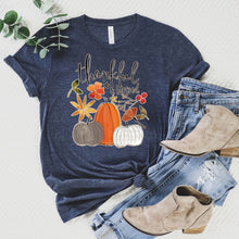 Load image into Gallery viewer, Thankful &amp; Blessed T-shirt, Autumn Tee
