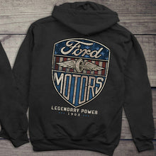 Load image into Gallery viewer, Ford Hoodie, Officially Licensed Vintage Ford Motors Hooded Sweatshirt
