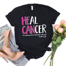 Load image into Gallery viewer, He Can T-shirt, Cancer Awareness Tee
