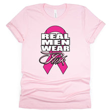 Load image into Gallery viewer, Real Men T-shirt, Cancer Awareness Tee
