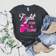 Load image into Gallery viewer, Fight For A Cure T-shirt, Cancer Awareness Tee
