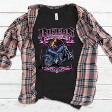 Load image into Gallery viewer, Bikers Against Breast Cancer T-shirt, Cancer Awareness Tee
