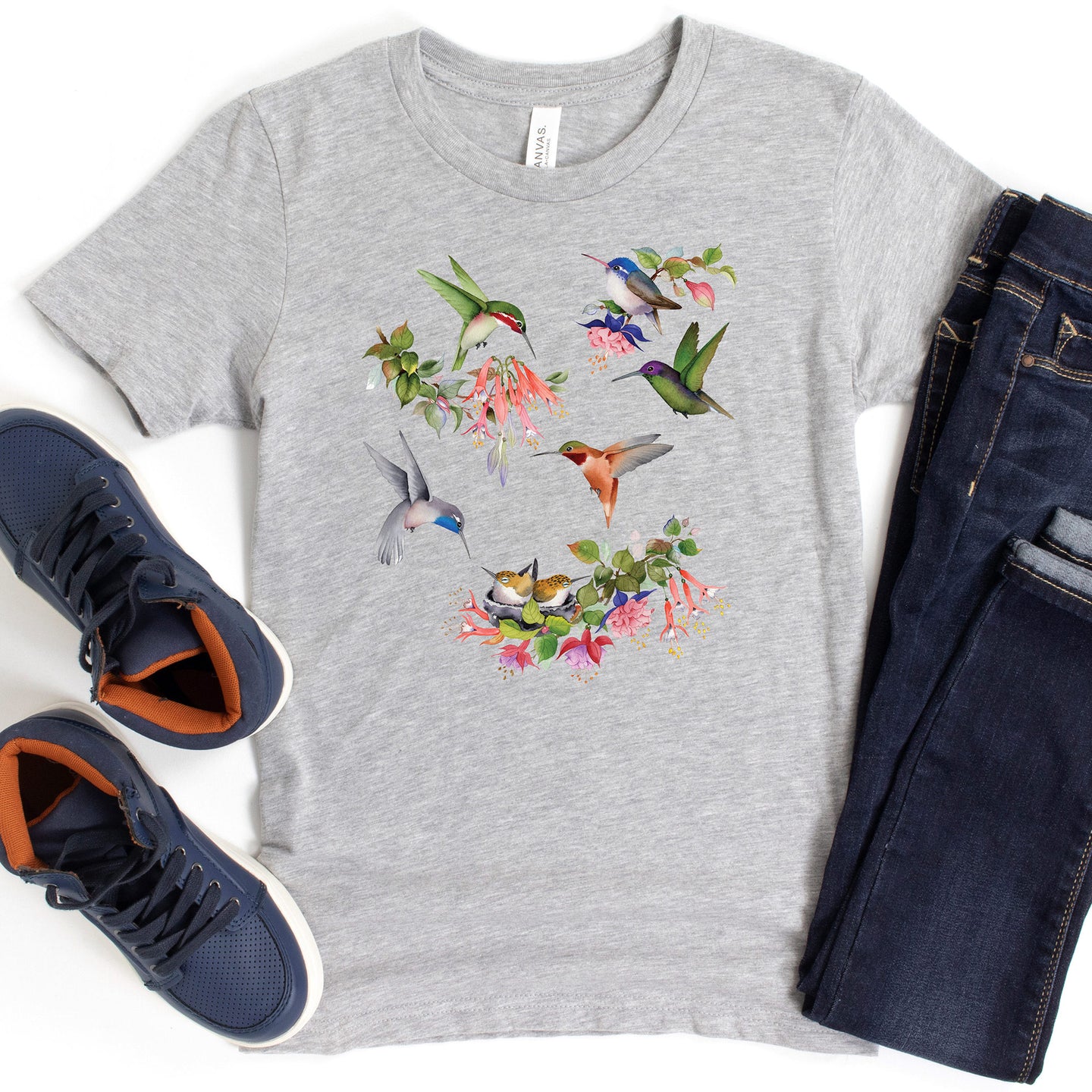 Youth T-Shirt, Hummingbirds Of North America Tee