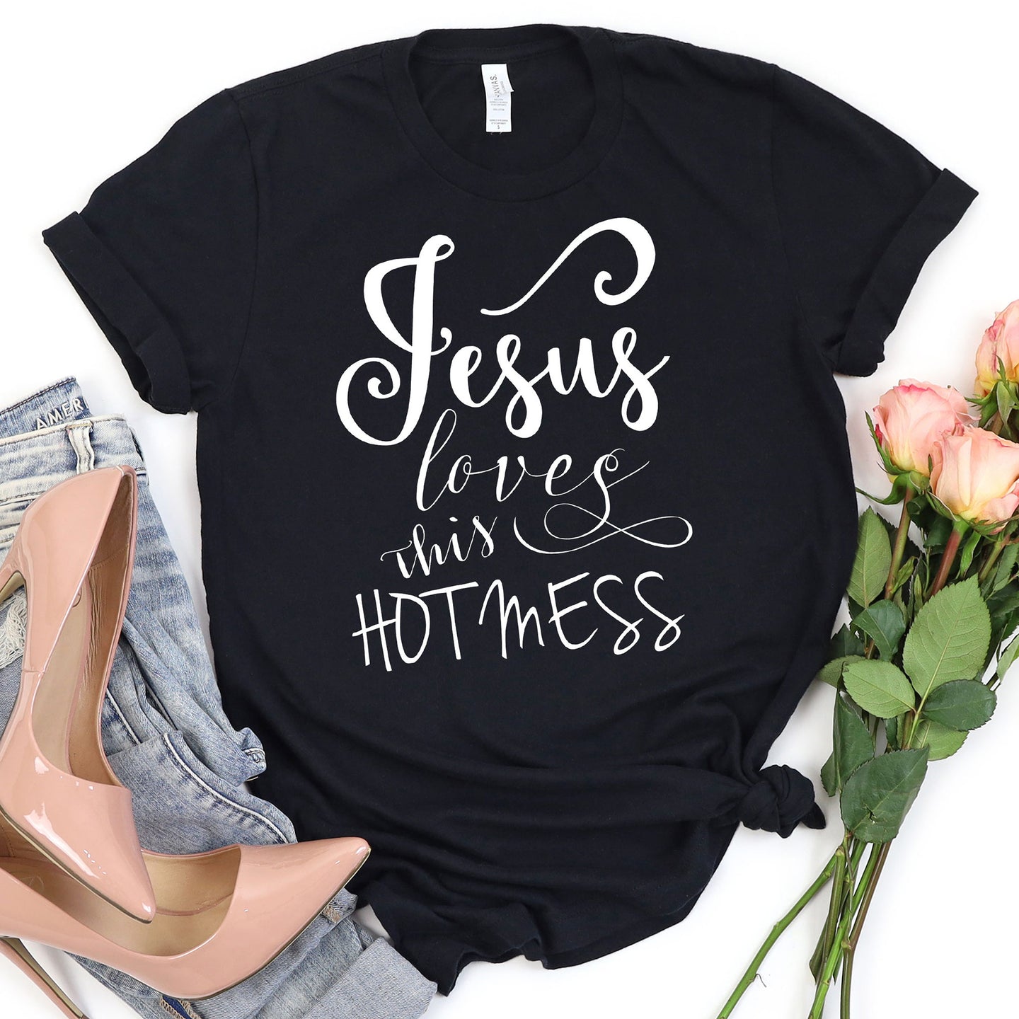 Jesus Loves This T-shirt, Inspirational Tee