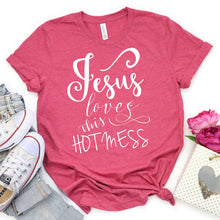 Load image into Gallery viewer, Jesus Loves This T-shirt, Inspirational Tee
