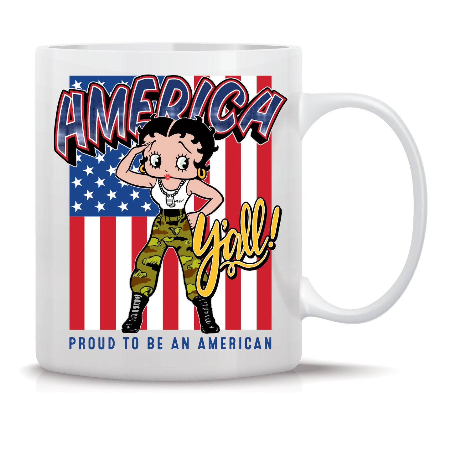 Betty Boop America Y'All Coffee Mug