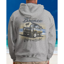 Load image into Gallery viewer, Ford Hoodie, Officially Licensed Bronco Enjoy The Ride Hooded Sweatshirt
