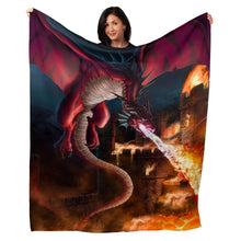 Load image into Gallery viewer, 50&quot; x 60&quot; Incineration Plush Minky Blanket
