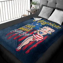 Load image into Gallery viewer, 50&quot; x 60&quot; Betty Boop Plush Minky Blanket
