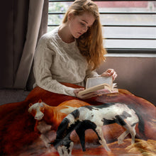 Load image into Gallery viewer, 50&quot; x 60&quot; Wild Horse Creek Plush Minky Blanket
