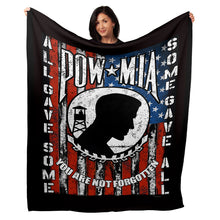 Load image into Gallery viewer, 50&quot; x 60&quot; Pow Mia Plush Minky Blanket
