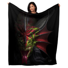 Load image into Gallery viewer, 50&quot; x 60&quot; Lair Of Shadows Plush Minky Blanket
