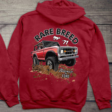 Load image into Gallery viewer, Ford Hoodie, Officially Licensed Bronco Rare Breed Hooded Sweatshirt
