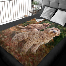 Load image into Gallery viewer, 50&quot; x 60&quot; Labradoodle Plush Minky Blanket
