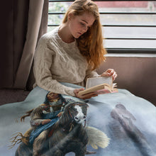 Load image into Gallery viewer, 50&quot; X 60&quot; As The Buffalo Leave Plush Minky Blanket
