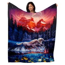 Load image into Gallery viewer, 50&quot; x 60&quot; In Another World Plush Minky Blanket
