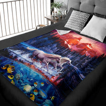 Load image into Gallery viewer, 50&quot; x 60&quot; In Another World Plush Minky Blanket
