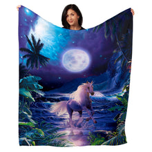 Load image into Gallery viewer, 50&quot; x 60&quot; Monoceros Plush Minky Blanket
