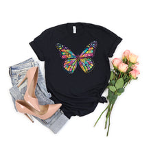 Load image into Gallery viewer, Neon Butterfly T-shirt
