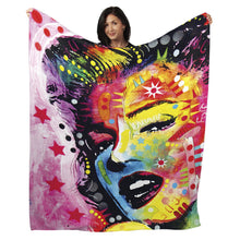Load image into Gallery viewer, 50&quot; x 60&quot; Marilyn II Plush Minky Blanket
