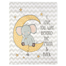 Load image into Gallery viewer, 30&quot; x 40&quot; Beyond the Moon Baby Minky Blanket
