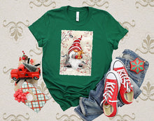 Load image into Gallery viewer, Gnome Hugging Rabbit Tee
