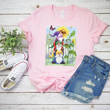 Load image into Gallery viewer, Gnome Kissing Flowers Tee

