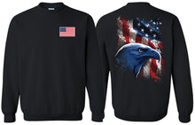 Load image into Gallery viewer, American Flag Eagle Sweatshirt
