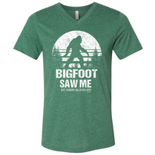 Load image into Gallery viewer, Bigfoot Saw Me V-Neck Tee
