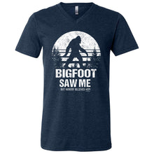 Load image into Gallery viewer, Bigfoot Saw Me V-Neck Tee
