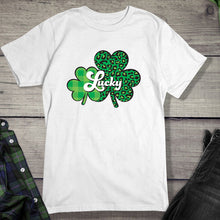 Load image into Gallery viewer, Lucky Green Shamrocks T-Shirt
