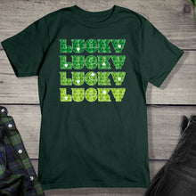 Load image into Gallery viewer, Repeating Lucky T-Shirt
