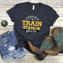Load image into Gallery viewer, Train Station Kind of Day T-Shirt
