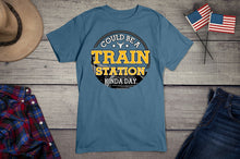 Load image into Gallery viewer, Train Station Kind of Day T-Shirt
