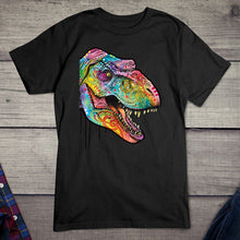 Load image into Gallery viewer, Neon Pyschedelic T-Rex T-shirt
