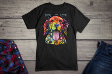 Load image into Gallery viewer, Neon Dog Is Love T-shirt
