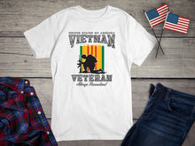 Load image into Gallery viewer, Always Remembered - Vietnam T-shirt
