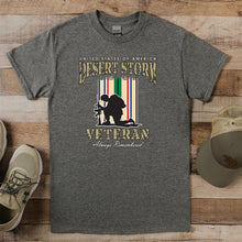 Load image into Gallery viewer, Always Remembered - Desert Storm T-shirt
