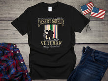 Load image into Gallery viewer, Always Remembered - Desert Shield T-shirt
