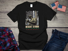 Load image into Gallery viewer, Desert Storm Veterans Flag T-shirt
