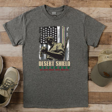 Load image into Gallery viewer, Desert Shield Veterans Flag T-shirt
