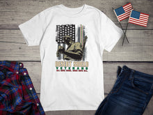 Load image into Gallery viewer, Desert Shield Veterans Flag T-shirt
