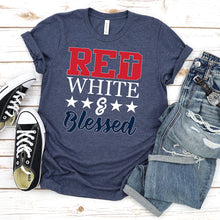 Load image into Gallery viewer, Red White &amp; Bless T-Shirt
